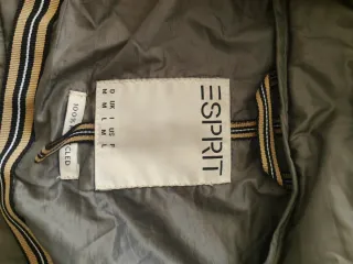 Abrigo acolchado gris Esprit