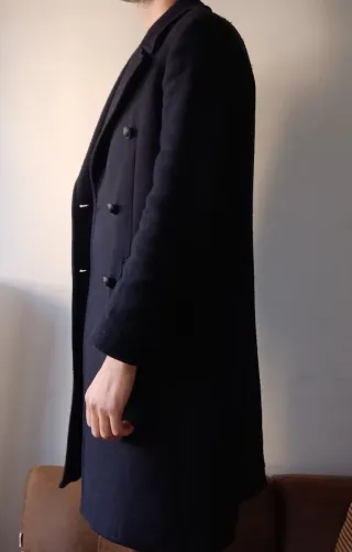 Abrigo azul marino