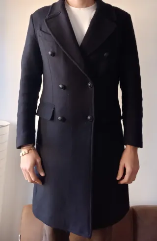 Abrigo azul marino
