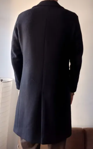 Abrigo azul marino