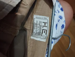 Pantalón beige hombre talla 40