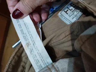 Pantalón beige hombre talla 40