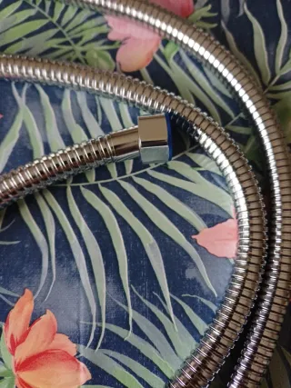 Manguera de ducha plateado