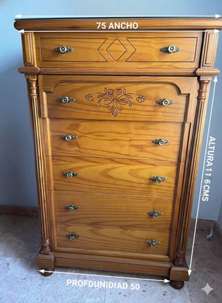 Dormitorio rústico madera, cama 90