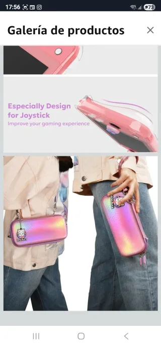 Cover e accessori per Nintendo Switch Lite Rosa Sirena