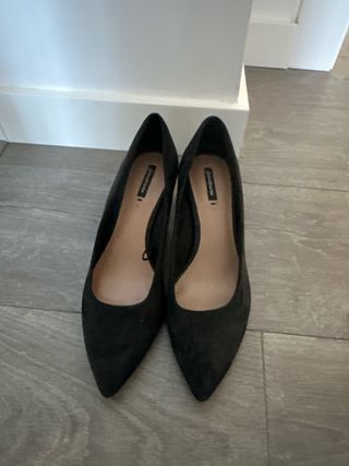 Zapatos de vestir tacón 6cm negros