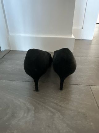 Zapatos de vestir tacón 6cm negros