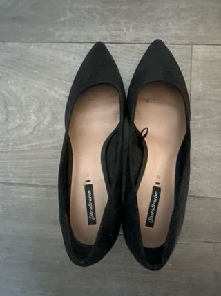 Zapatos de vestir tacón 6cm negros