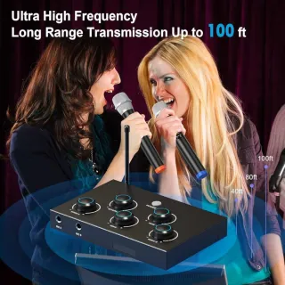 Micrófonos Karaoke Inalámbricos UHF