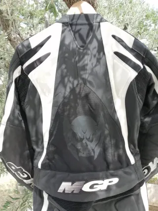 Tuta Moto MSP Nera e Bianca Taglia M