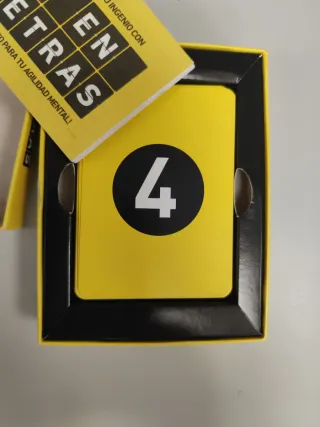4 en Letras Juego de Mesa
