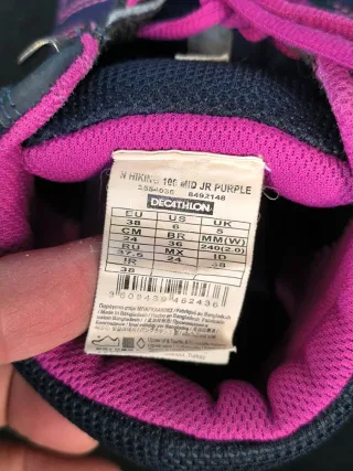 Zapatillas montaña Quechua mujer 38