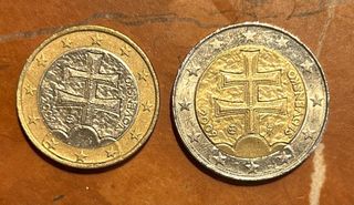 Lotto monete rare da 1 e 2 euro