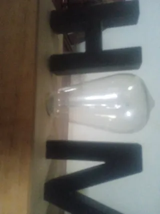 Decoración Hogar HOME Madera y Cristal