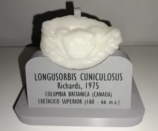 Reproducción cangrejo fosil Longusorbis Cuniculosu