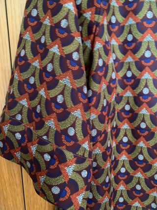 Blusa mujer manga francesa estampado