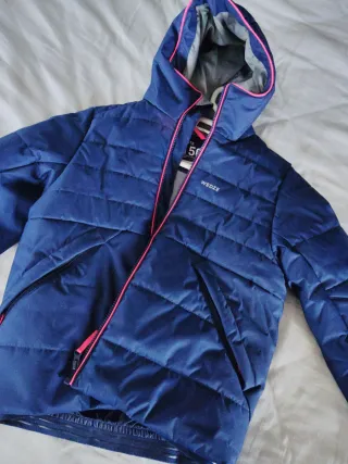 Chaqueta niña Wedze azul y rosa