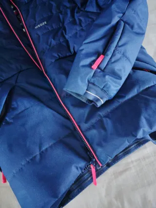 Chaqueta niña Wedze azul y rosa