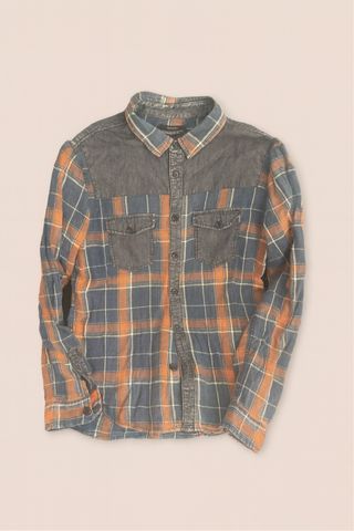 Camisa cuadros Bershka hombre