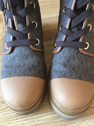 Botas Michael Kors Originales Marrón/Dorado