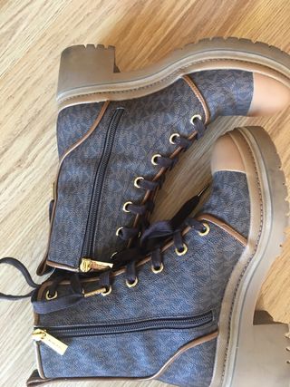 Botas Michael Kors Originales Marrón/Dorado