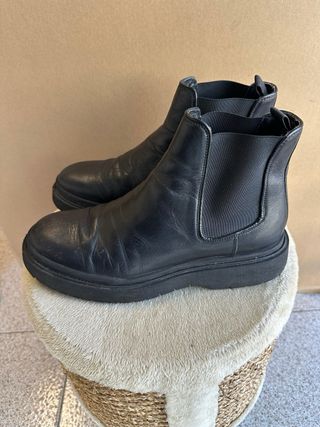 Botas Chelsea Piel Zara Talla 43