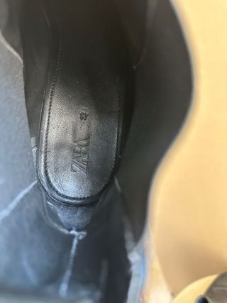 Botas Chelsea Piel Zara Talla 43