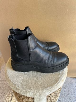 Botas Chelsea Piel Zara Talla 43