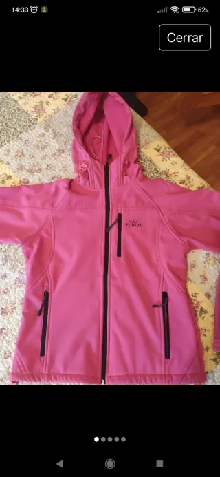 Cortavientos rosa FURCO