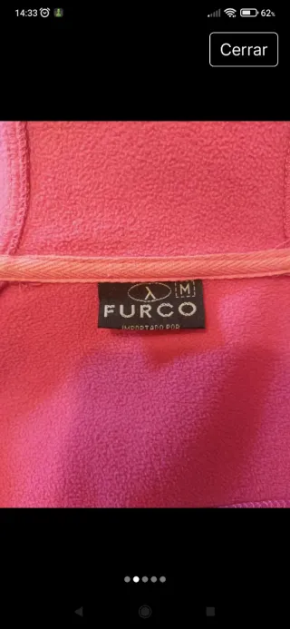 Cortavientos rosa FURCO