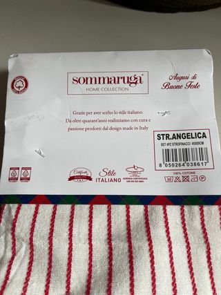 Set 4 strofinacci natalizi Sommaruga