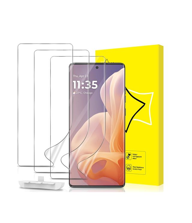 3 Protetores Hidrogel Flexíveis Motorola Moto G85