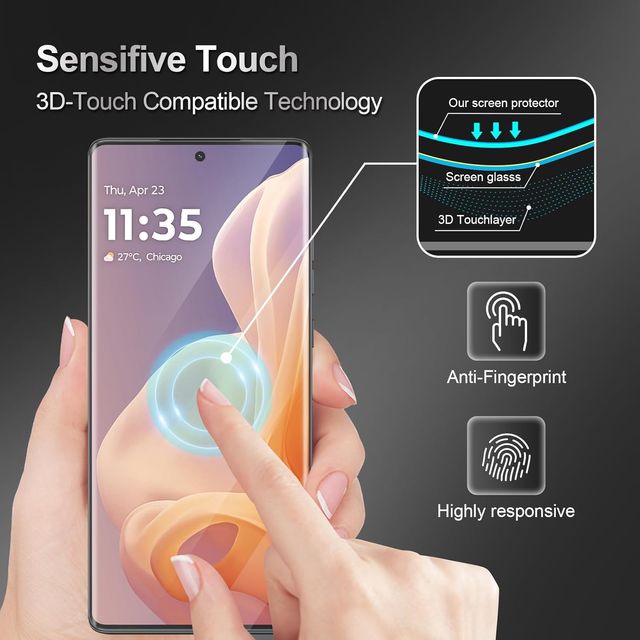 3 Protetores Hidrogel Flexíveis Motorola Moto G85