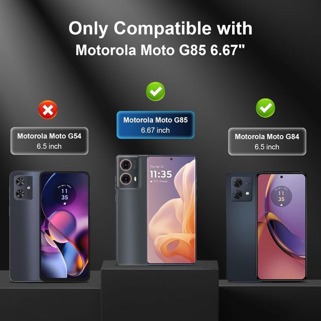 3 Protetores Hidrogel Flexíveis Motorola Moto G85