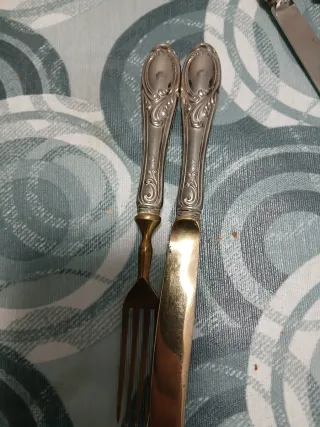 Set 4 posate argento 800