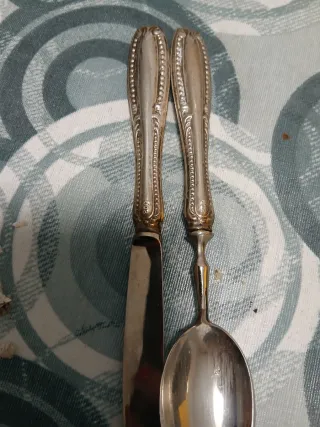 Set 4 posate argento 800