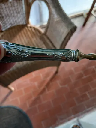 Set 4 posate argento 800