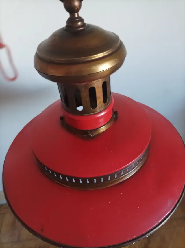 Lámpara colgante vintage metal