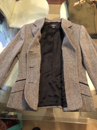 Mexx Chaqueta Gris Mujer