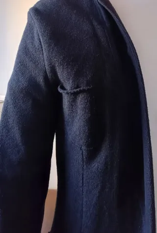 Americana lana azul marino