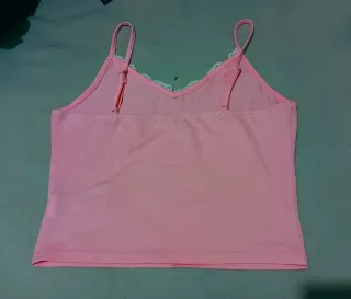 Top tirantes rosa pastel