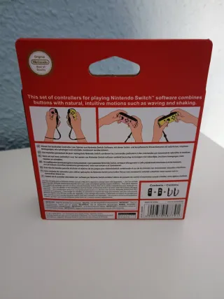 Mandos JoyCon Nintendo Switch Rosa y Amarillo