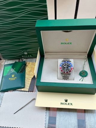 Rolex GMT Máster II Azul-Rojo