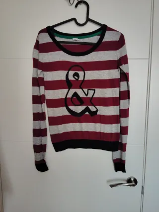 Jersey rayas & estampado