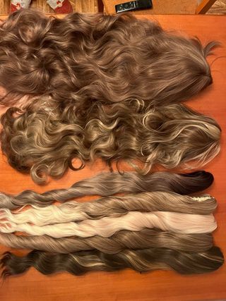 Extensiones de pelo con pinza garra