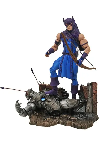 Figura Hawkeye con base y robot