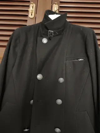 Giaccone uomo Pull&Bear nero taglia M