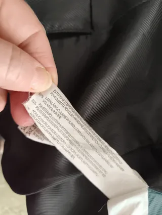 Giaccone uomo Pull&Bear nero taglia M