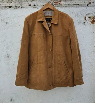 Chaqueta marron talla 60 talla xxl camel