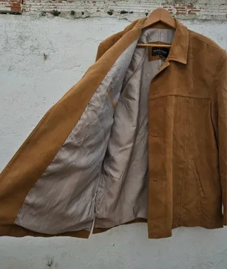 Chaqueta marron talla 60 talla xxl camel